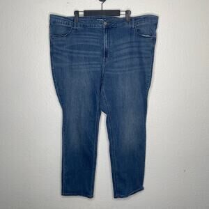 Old Navy Womens Jeans Size 26 High Rise Wow Straight Leg Denim Blue Medium Wash